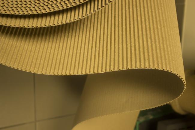 Ondulation de carton ondulé